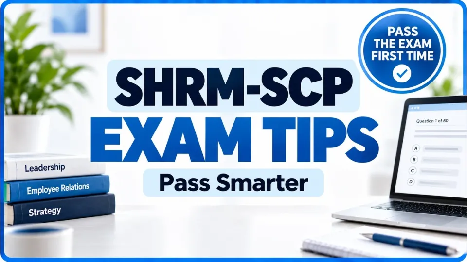 7 Effective SHRM SCP Exam Tips to Think Like a Strategic HR Leader